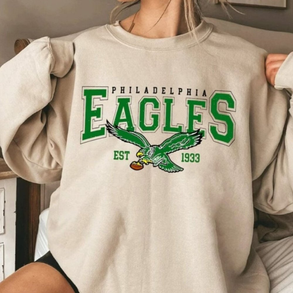 Philadelphia Eagles Football Sweatshirt, Retro 90s Mens Womens Shirt Tee